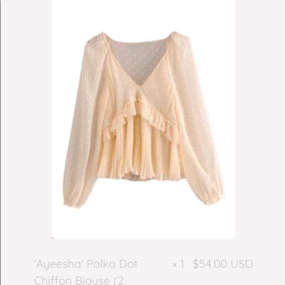 Blush blouse